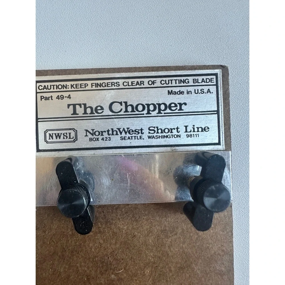 NorthWest Short Line NWSL The Chopper 49-4 Precision Hobby Cutting Tool USA Made
